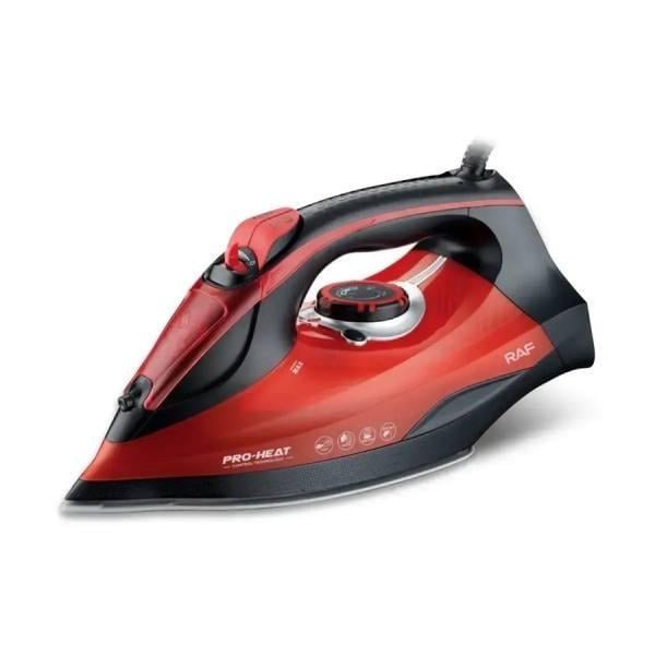 Утюг паровой RAF R.1212В с керамической подошвой и точным циферблатом термостата 2400 Вт Красный (12122ВА)