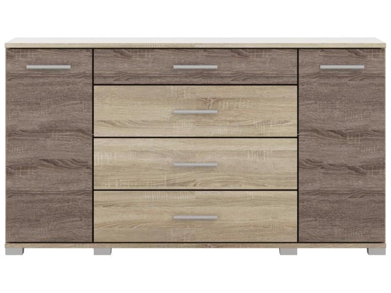 Комод для вещей Еверест Бриз К-6 Ролики Сонома/Трюфель - фото 3 Комод для вещей Еверест Бриз К-6 Ролики Сонома/Трюфель - фото 3