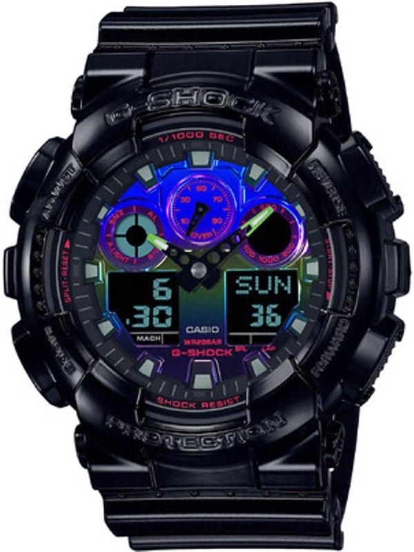 Наручний годинник чоловічий Casio GA-100RGB-1AER (362296)