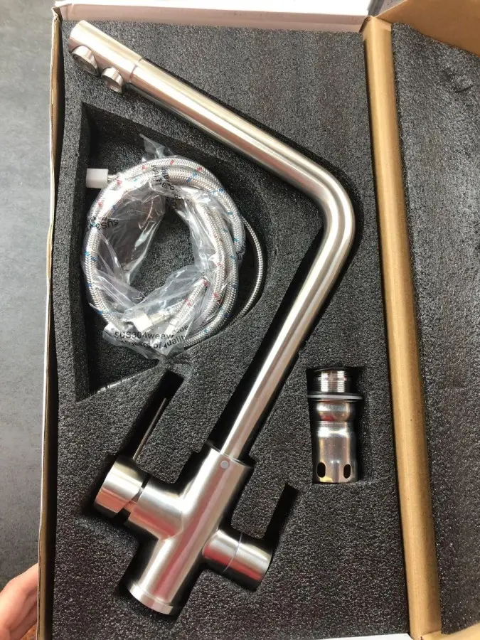 Смеситель для кухни Nett FS-33 Frosh с подключением к фильтру Хром (NET-030420) - фото 6