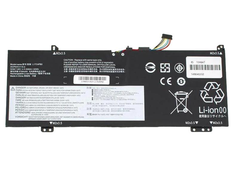 Аккумулятор для ноутбука Lenovo Yoga 530-14ARR 5928 mAh 7,68V (147862)