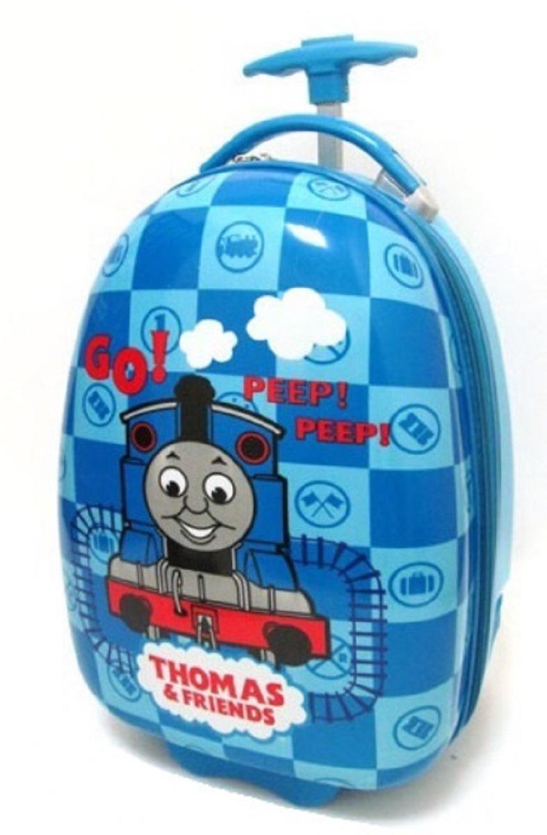 Чемодан детский пластиковый Паровозик Томас 42 см 2 колеса (Bp035616)