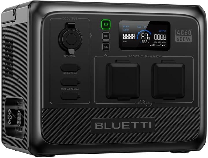Зарядна станція BLUETTI AC60 LiFePO4 600 Вт 403.2 Вт·год (232315) - фото 2