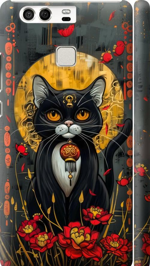 Чехол на Huawei P9 China Cat (6134c-347-42517) Чехол на Huawei P9 China Cat (6134c-347-42517)