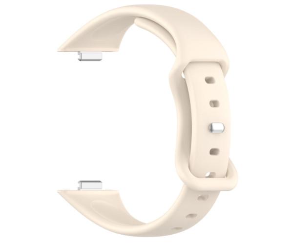 Ремешок Silicone для Huawei Fit 4/Fit 4 Pro Бежевый