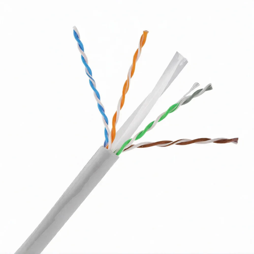 Кабель витая пара Hikvision CAT6 для внутренней прокладки DS-1LN6UU/CCA (3127501598)