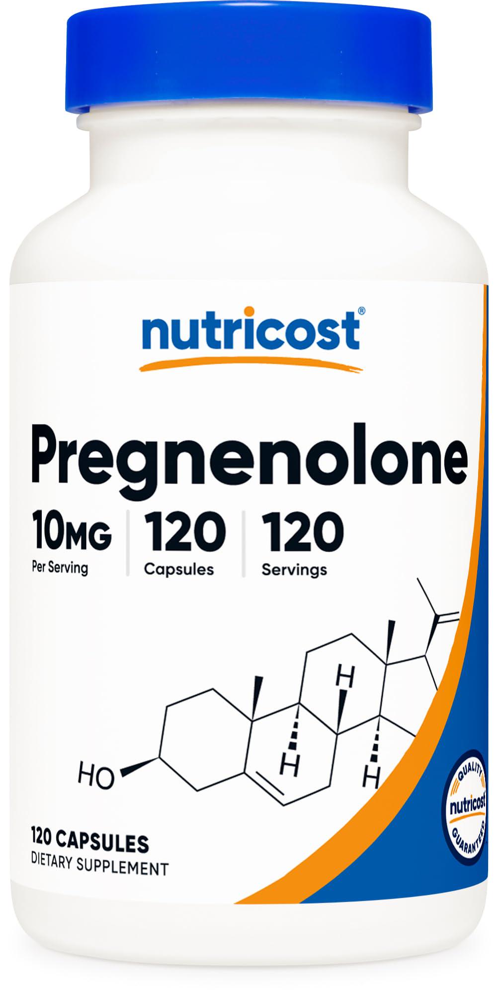 Прегненолон Nutricost Pregnenolone 10 mg 120 капс.