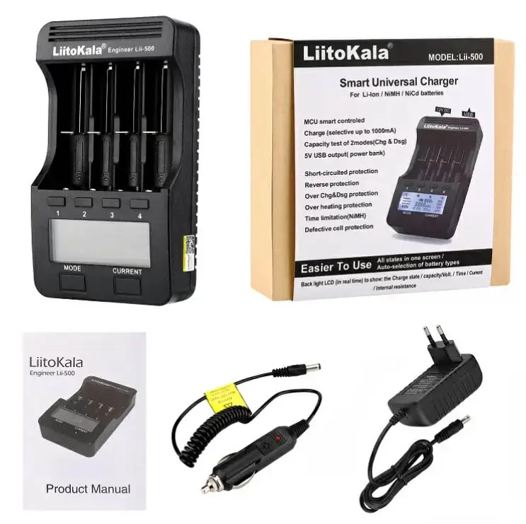 Зарядний пристрій Liitokala Lii-500 EU (2497204075)