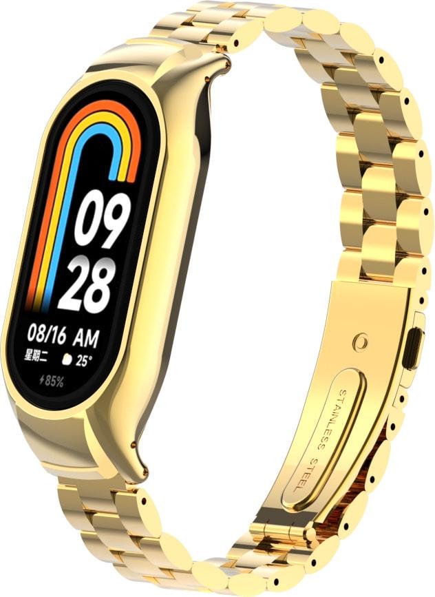 Ремешок металлический Shark для Xiaomi Smart Band 9 Gold (37522-2A)