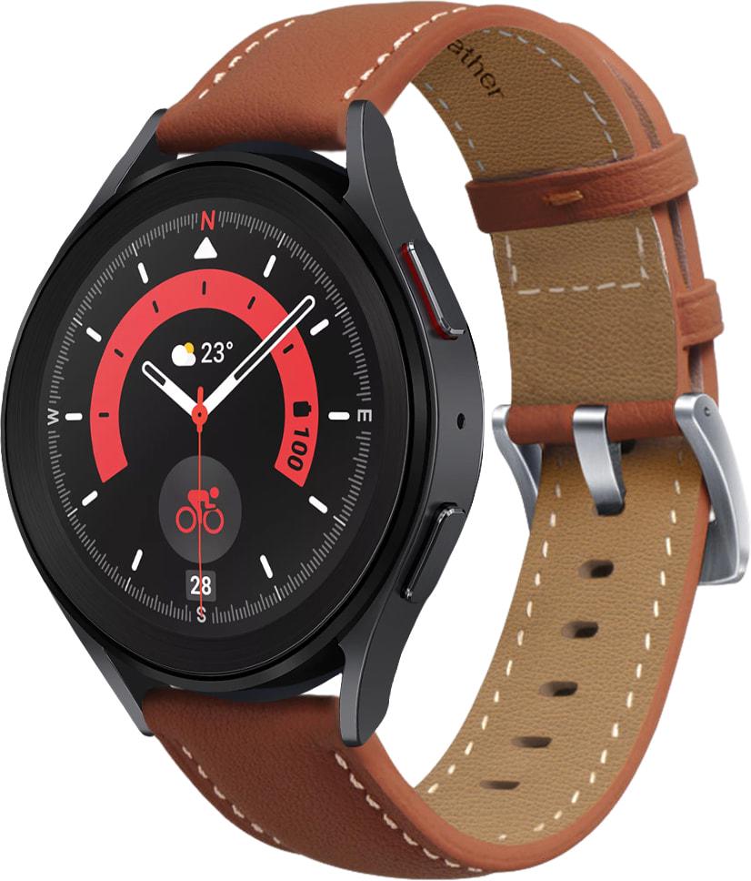 Ремешок кожаный Folsa для Galaxy Watch 5 Pro Brown (31539-30)