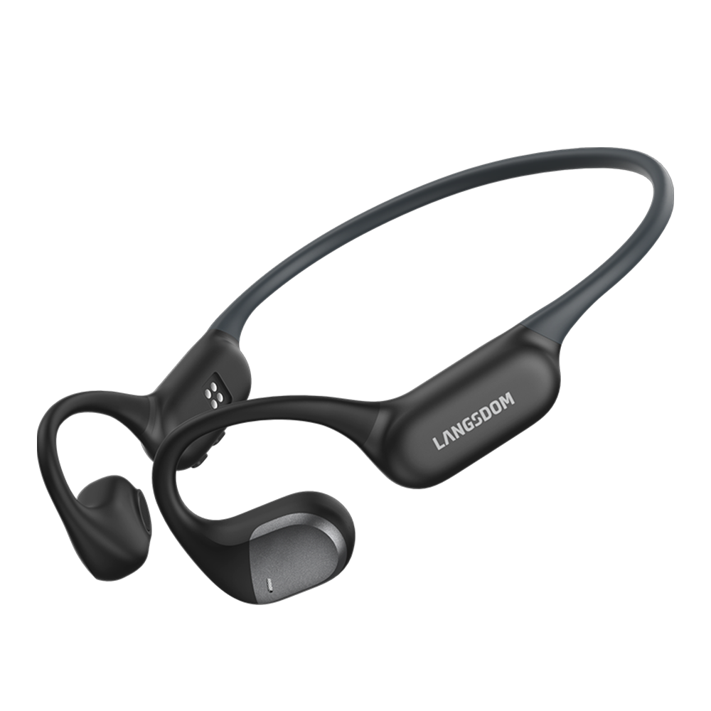 Наушники для бега Langsdom AirWave Pro BE19 со встроенной памятью 32Gb Black