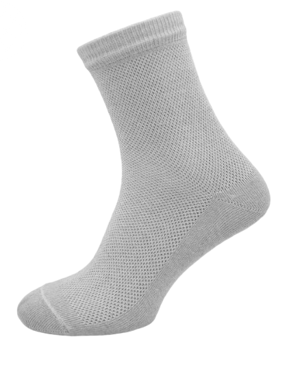Шкарпетки чоловічі у сітку Мілес 1811 р. 31 Світло-сірий