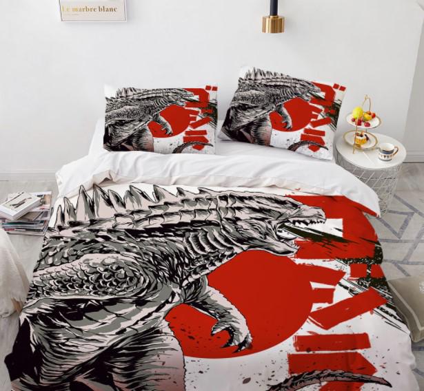 Комплект постельного белья с 3D рисунком Godzilla #25
