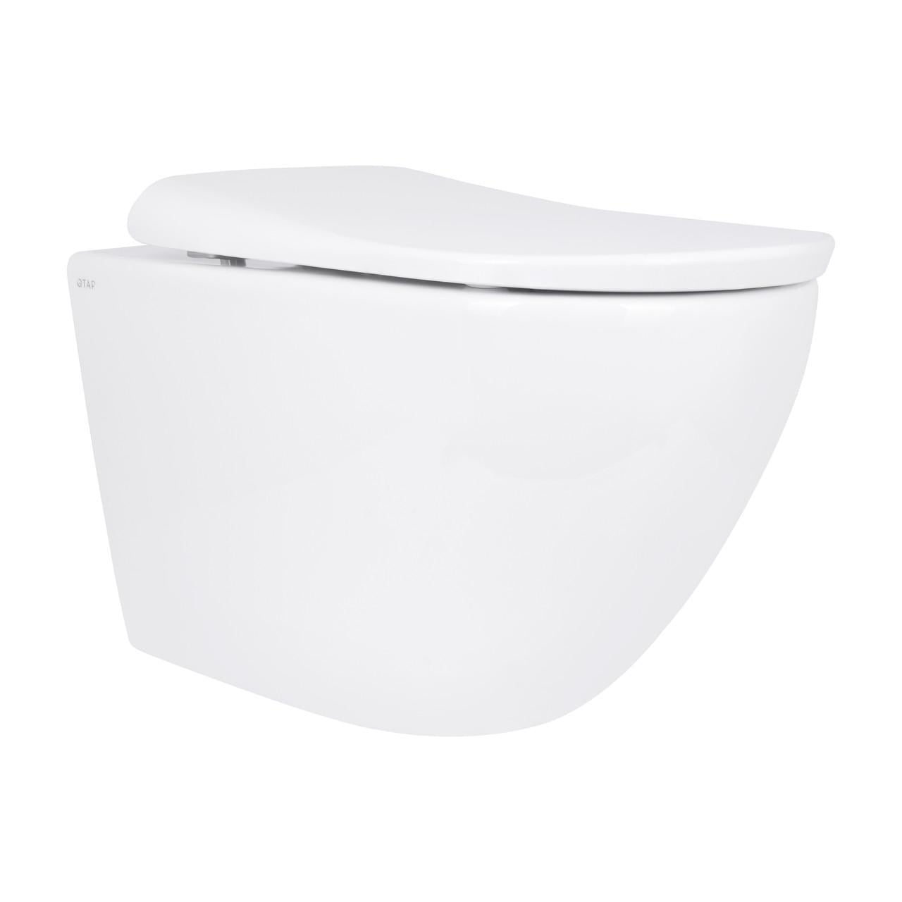 Унитаз подвесной Qtap Robin ML Ultra Quiet QTROBML26W4962 520x365x365мм с сиденьем Soft-close MagLock White Унитаз подвесной Qtap Robin ML Ultra Quiet QTROBML26W4962 520x365x365мм с сиденьем Soft-close MagLock White