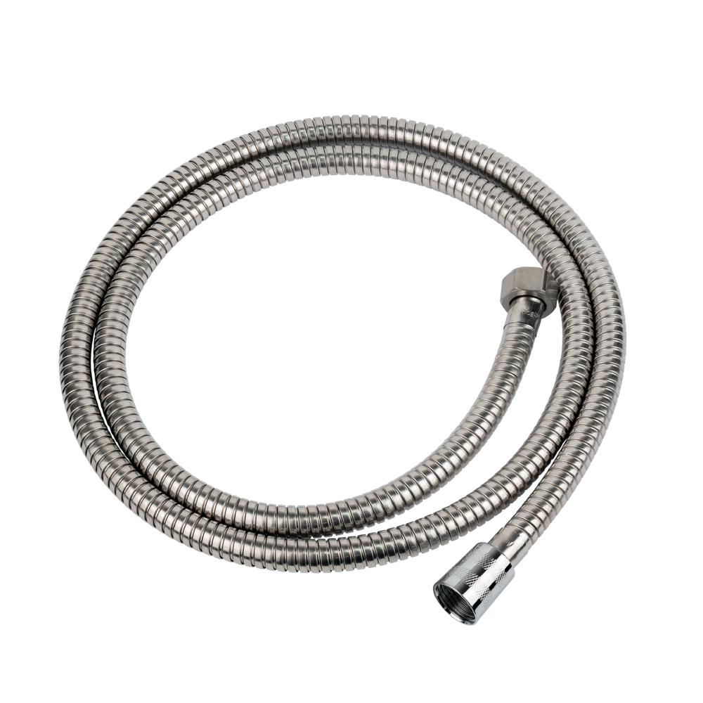 Шланг для ручного душа Aquatica 1/2" SS растяжимый с подшипником 150-180 см (9792040)
