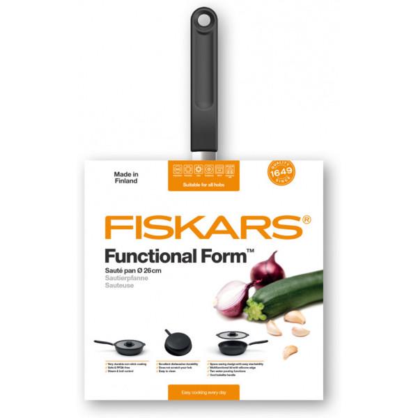 Сотейник Fiskars Hard Face Optiheat 26 см (1020895) - фото 3