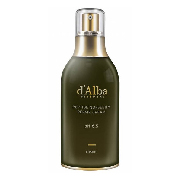 Крем D'alba Peptide No Sebum Repair Cream пептидный с белым трюфелем 50 мл