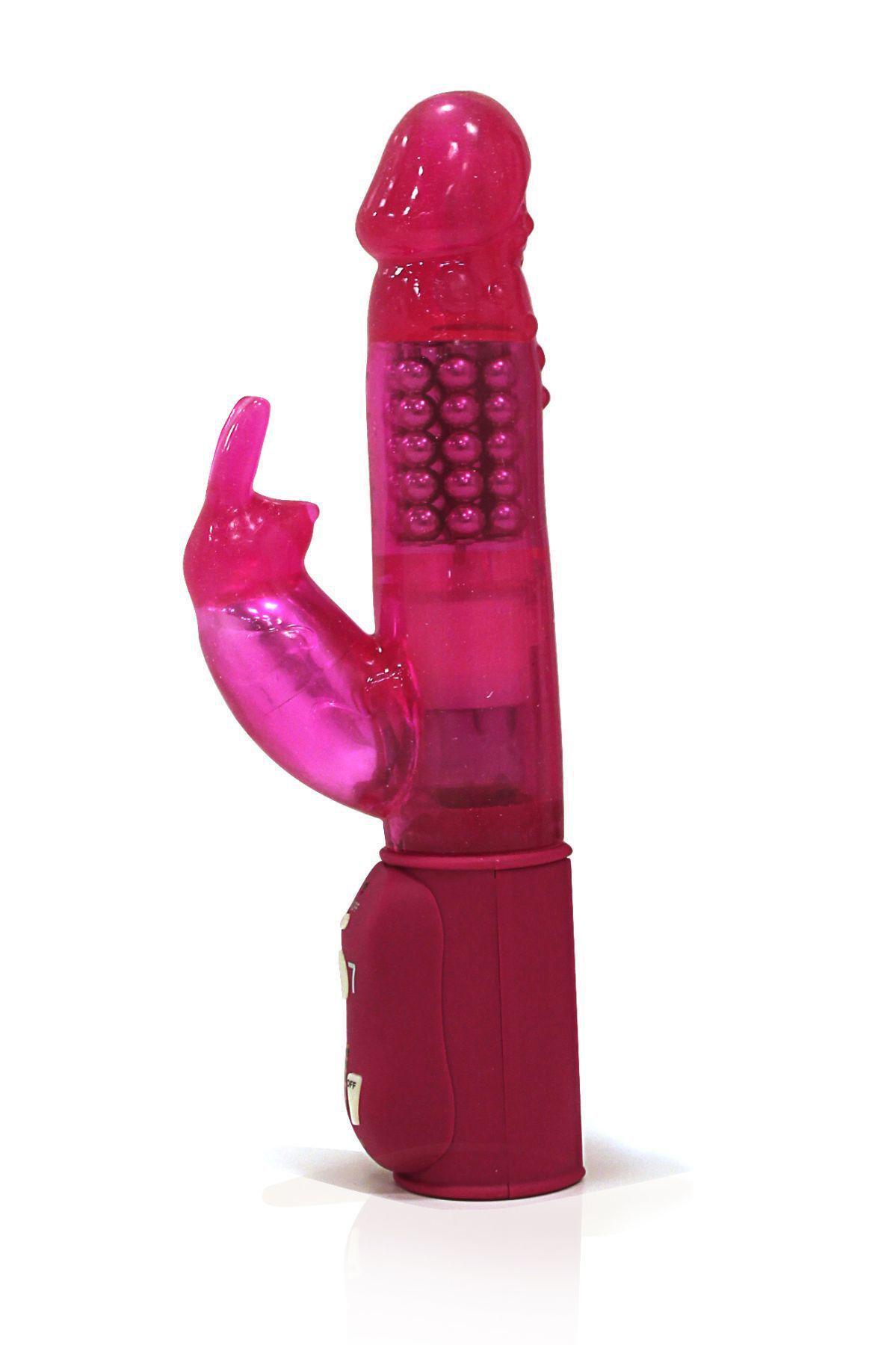 Вибратор-кролик Dorcel Orgasmic Rabbit с жемчужным массажем Pink (SO1347)