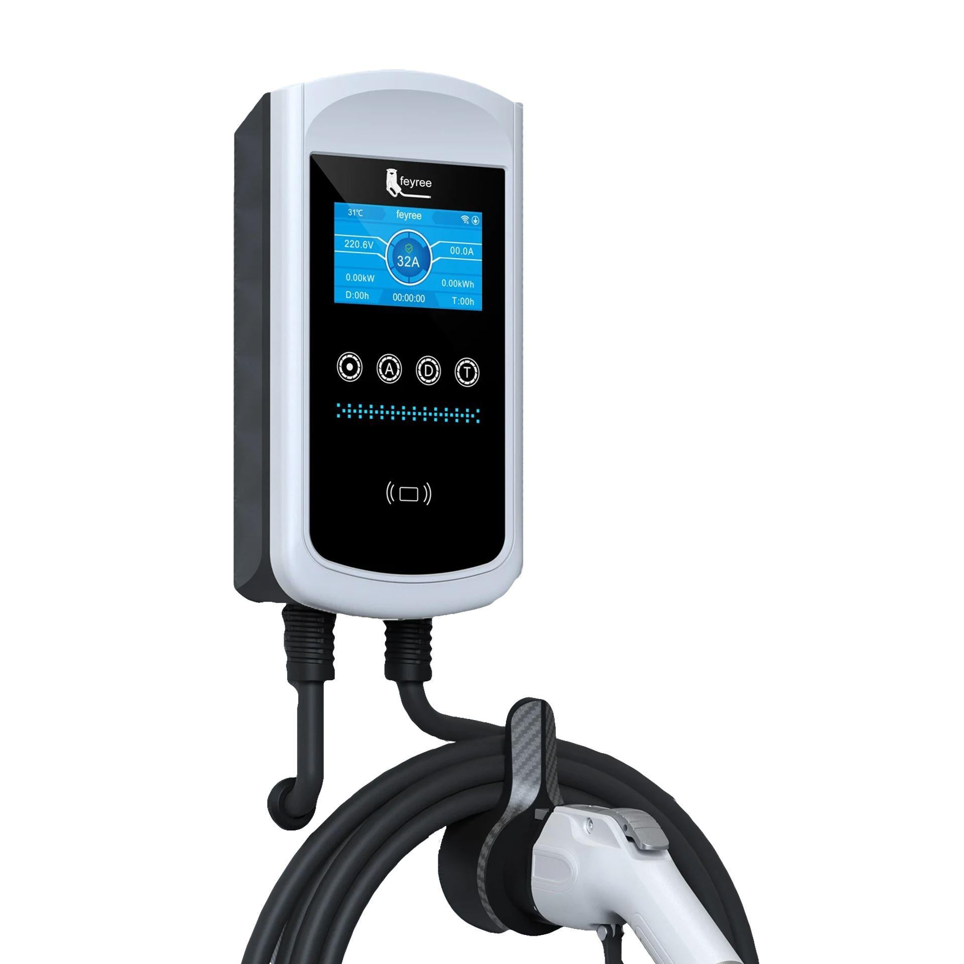Зарядная станция для электромобиля Feyree 12 кВт 50A Type 1 Pisces Wi-Fi DLB (FY12-50-1PH-TP1-CS-PIS-DLB)
