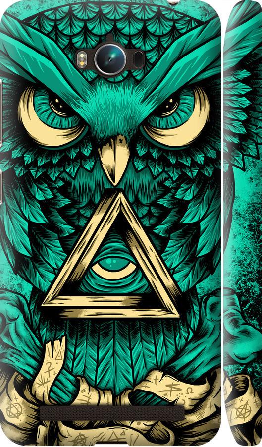 Чехол на Asus ZenFone Max ZC550KL Сова Арт-тату (3971m-271-42517)