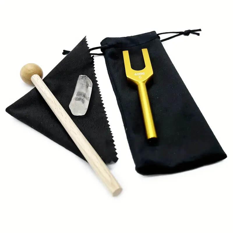 Камертон Tuning Fork 4096C Гц з алюмінієвого сплаву Gold (NK03512)