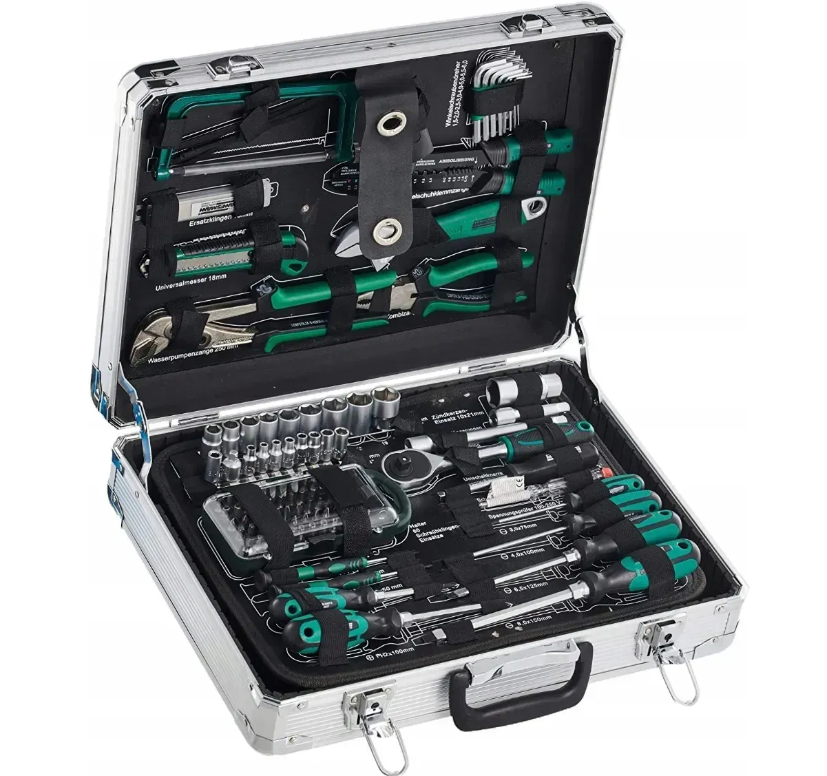 Набор инструментов Mannesmann M29075 сталь в кейсе 108 предметов Набор инструментов Mannesmann M29075 сталь в кейсе 108 предметов