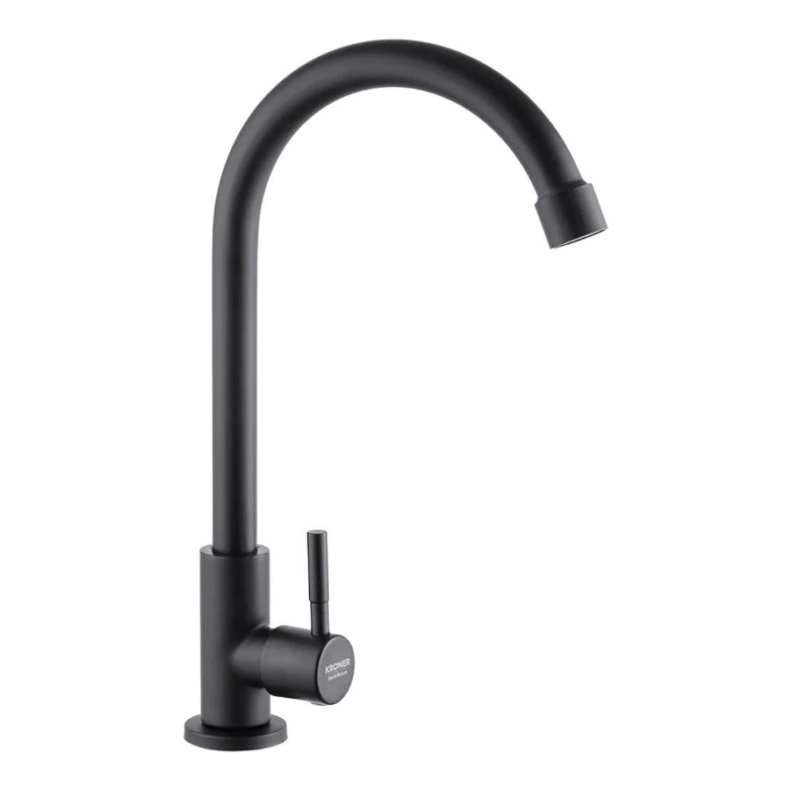 Монокран Kroner KRP Edelstahl Klassisch SCH098 врезной однорычажный Черный матовый (CV032173)