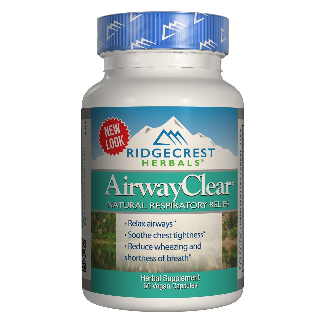 Комплекс респираторный RidgeCrest Herbals airwayclear 60 гелевых капсул