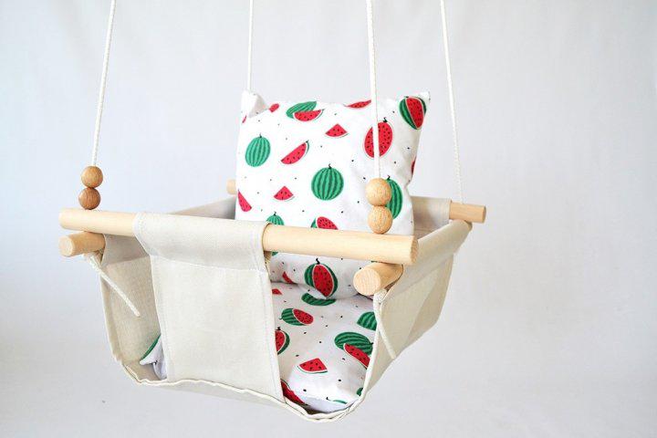 Дитяча гойдалка Infancy Бахча Молочний (10140312) - фото 5 Дитяча гойдалка Infancy Бахча Молочний (10140312) - фото 5