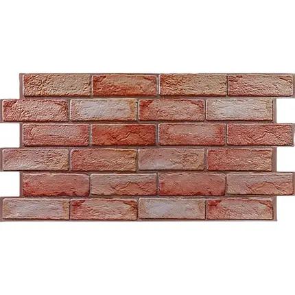 Панель ПВХ вологостійка декоративна для стін Теракотова цегла Лофт 960х480х4 мм (SW-00001426)