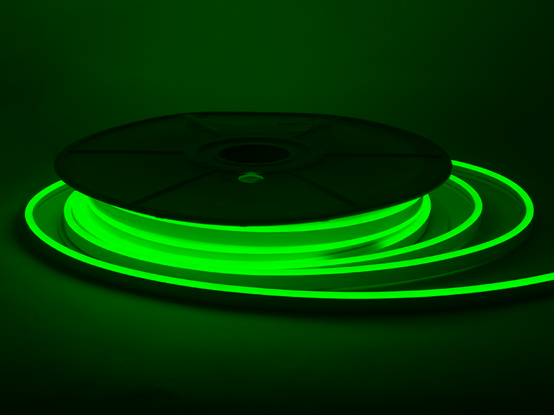 Неон світлодіодний AVT 64-G 6x12 мм 120 LED 2835 24V 9 Вт/м IP65 бухта 25 м Зелений (8757) - фото 2