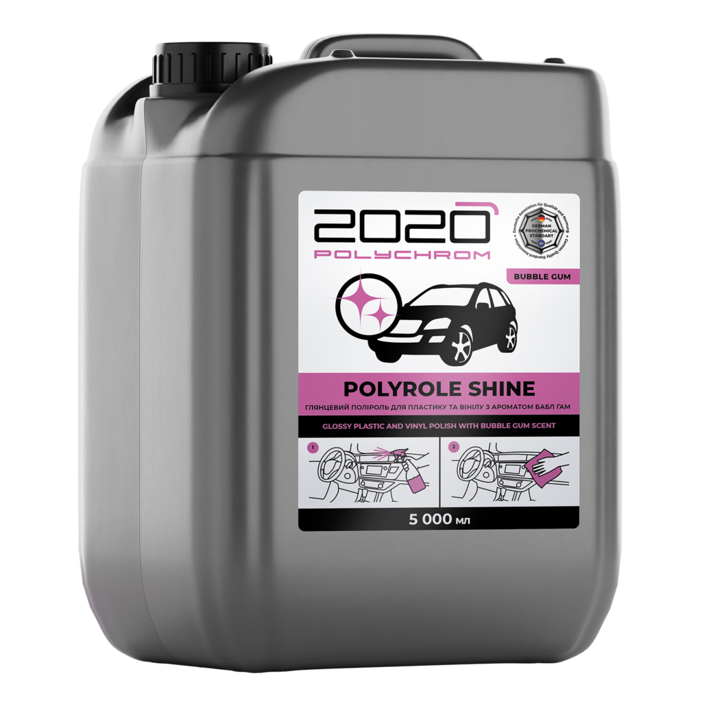 Поліроль для пластику/вінілу Polychrom 2020 Polyrole Shine з ароматом бабл-гам 5 л (29880560)