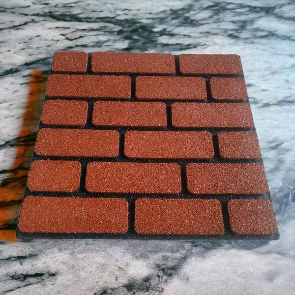 Фасад гумовий Цегла 500х500х20 мм Червоний (2562227271) - фото 2 Фасад гумовий Цегла 500х500х20 мм Червоний (2562227271) - фото 2