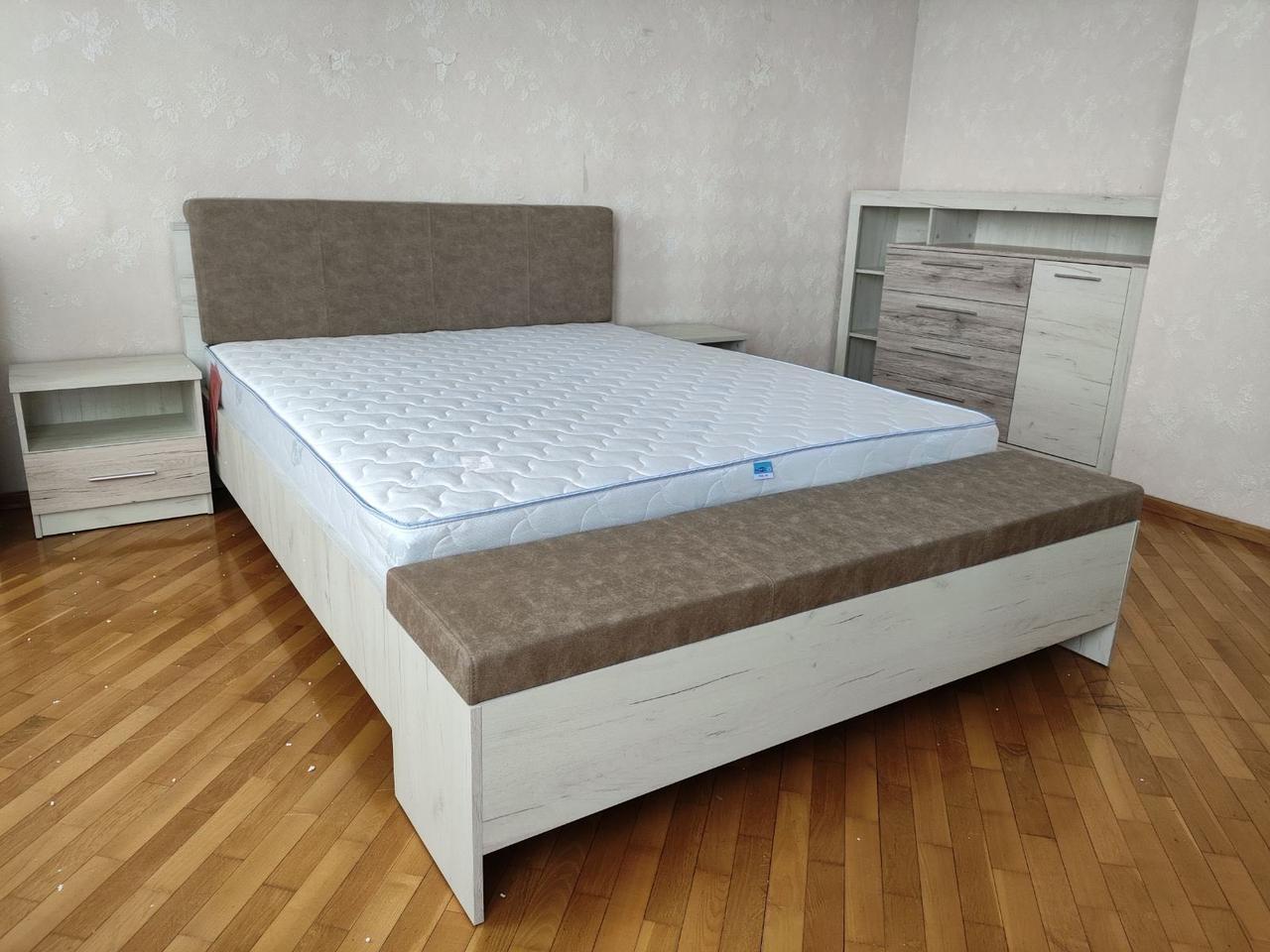 Банкетка Мебель-Сервис Kim 160 164,4х40х44,5 см Сан-Ремо/Дуб Кари белый (27375799) - фото 4 Банкетка Мебель-Сервис Kim 160 164,4х40х44,5 см Сан-Ремо/Дуб Кари белый (27375799) - фото 4