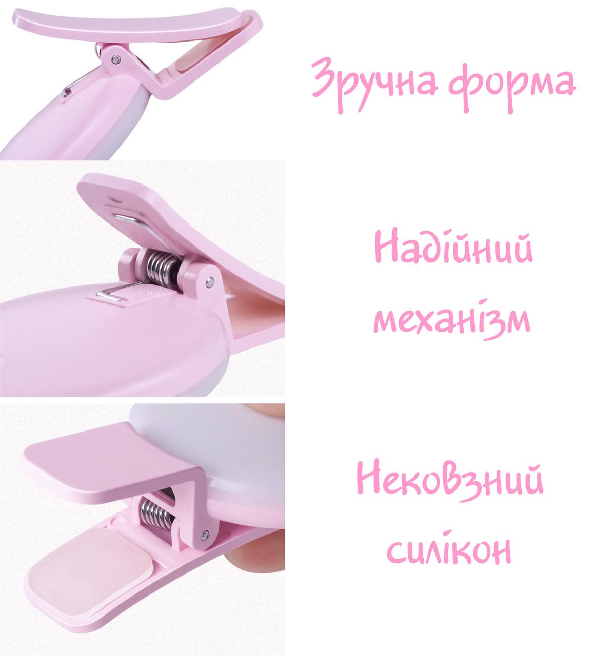 Селфі лампа бездротова Led для смартфона Pink (137098) - фото 6