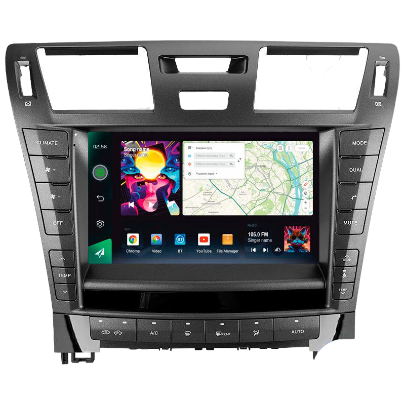 Магнитола штатная Sigma PRO 9464 4/64 GB Lexus LS460 LS600H XF40 4 lV 2006-2012 B L3 9" (AR-78668)