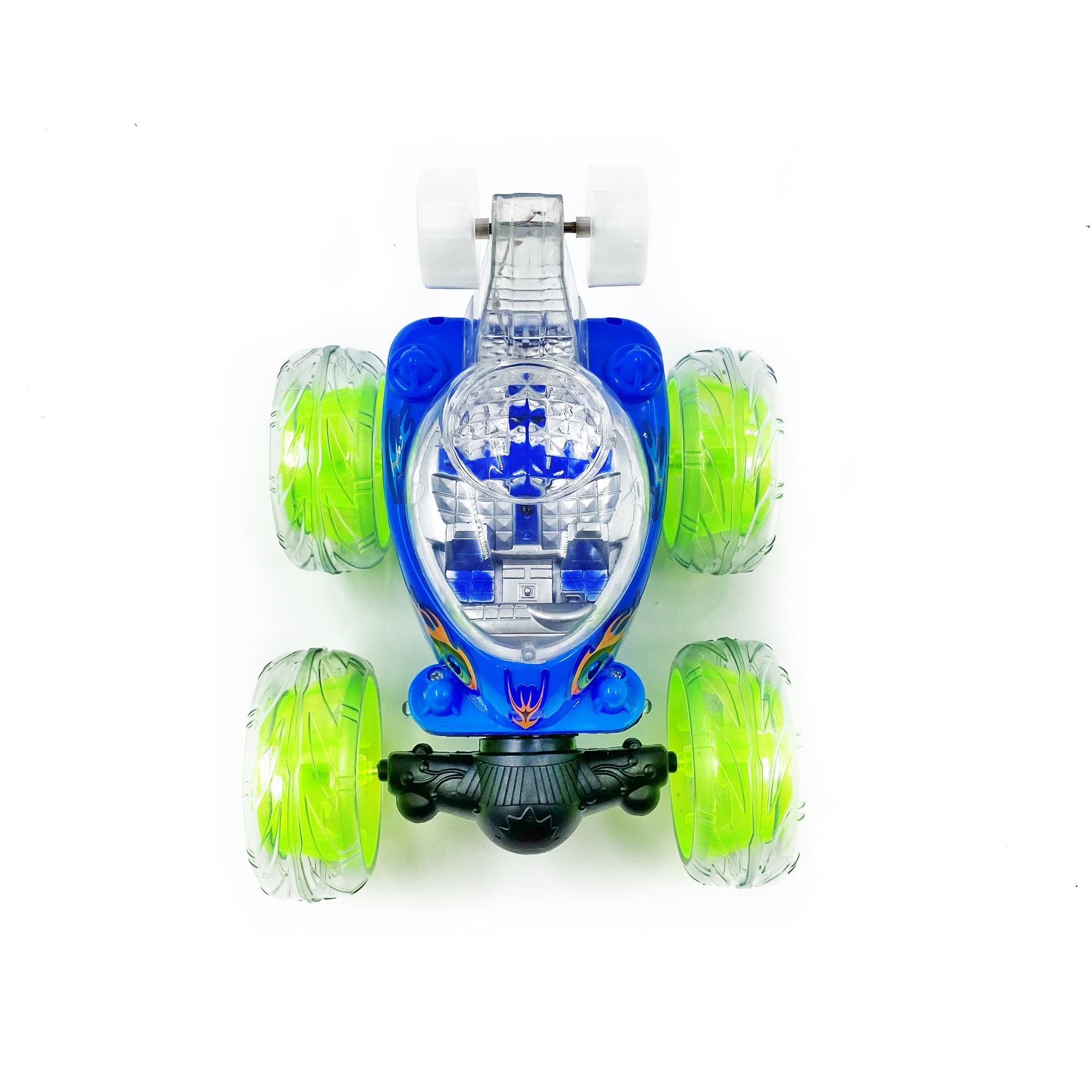 Машинка перевертыш Jia Yue Toys на радиоуправлении с подсветкой 4,8 В 16 см Синий (77463s) - фото 6 Машинка перевертыш Jia Yue Toys на радиоуправлении с подсветкой 4,8 В 16 см Синий (77463s) - фото 6