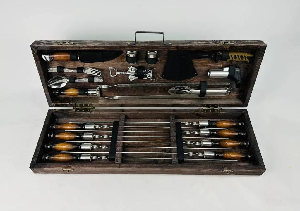 Набор шампуров в кейсе Гриль (21-10-KS-7601) - фото 5