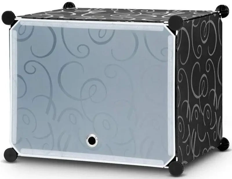 Пластиковый шкаф органайзер сборный МР 312-62 Черный (2666545648) - фото 3 Пластиковый шкаф органайзер сборный МР 312-62 Черный (2666545648) - фото 3