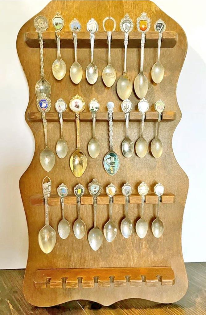 Полка для коллекции ложек Арона Сиена (ПКЛ-003305)