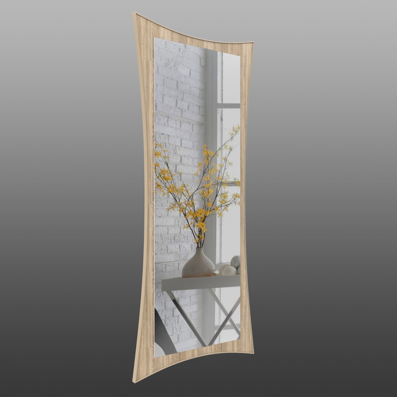 Зеркало настенное Art-Com 1300х600 мм Дуб сонома (ZR 2)