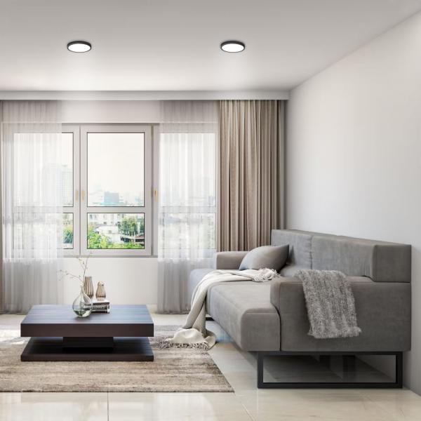 Світильник круглий Videx накладний 18 W/5000 K Black - фото 4 Світильник круглий Videx накладний 18 W/5000 K Black - фото 4