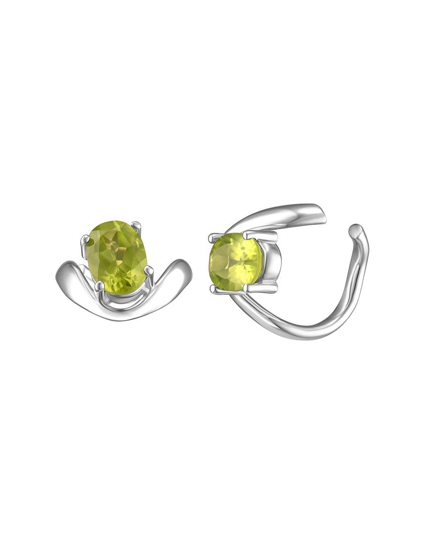 Каф Splash green жіночий RIMMART JEWELRY срібний One size