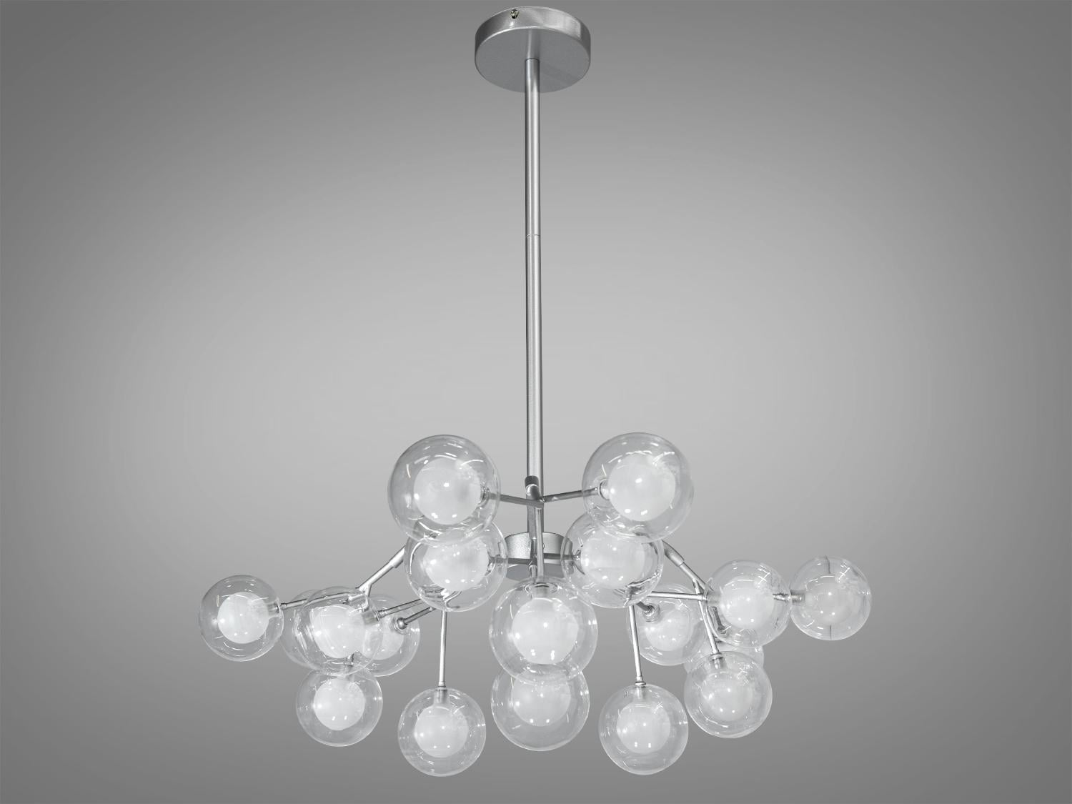 Люстра Diasha Светлячок 18 ламп Серебряный (886-18B SL)