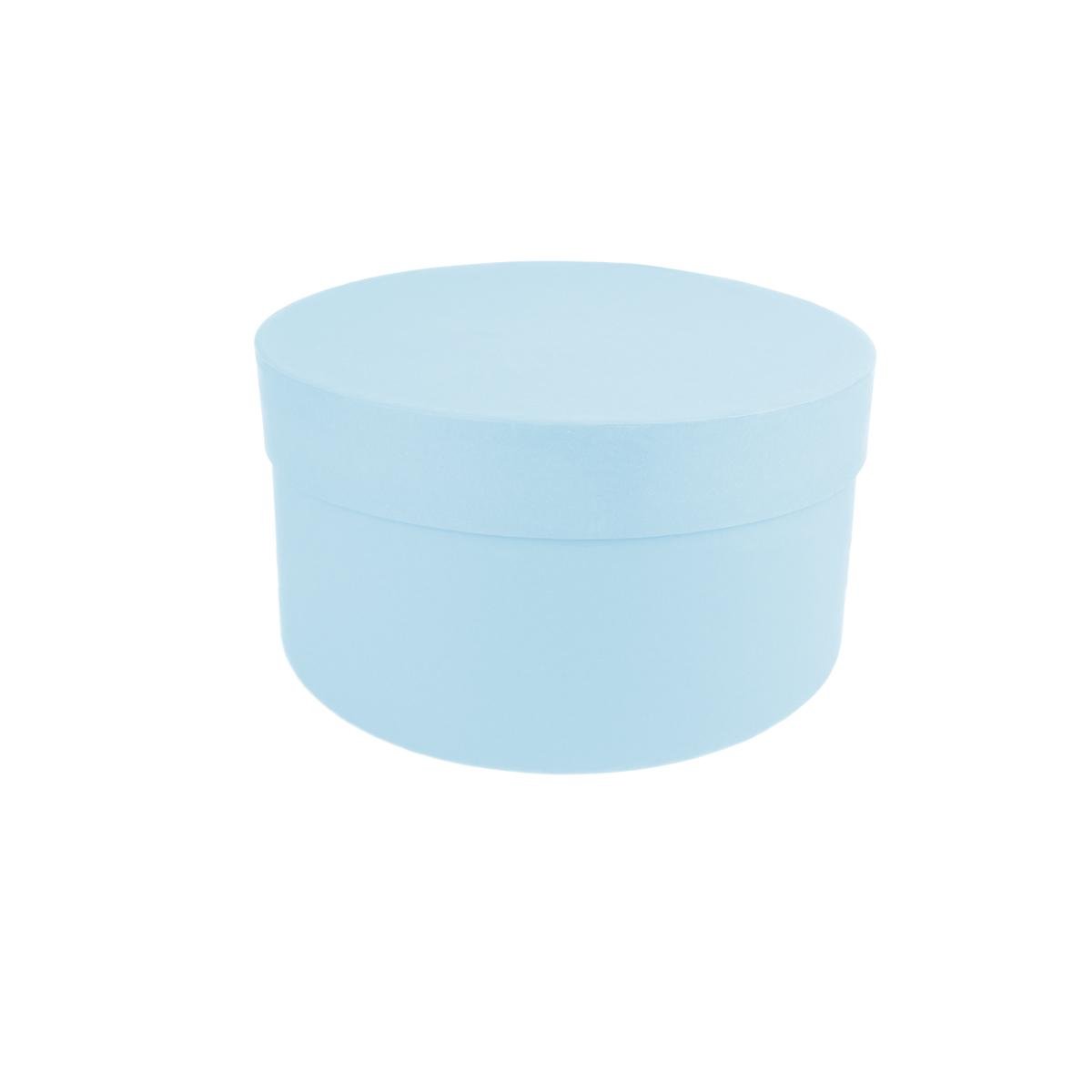 Коробка Perfectbox цилиндрическая матовая 10х20х20 см Светло-голубой (201019) - фото 1 Коробка Perfectbox цилиндрическая матовая 10х20х20 см Светло-голубой (201019) - фото 1