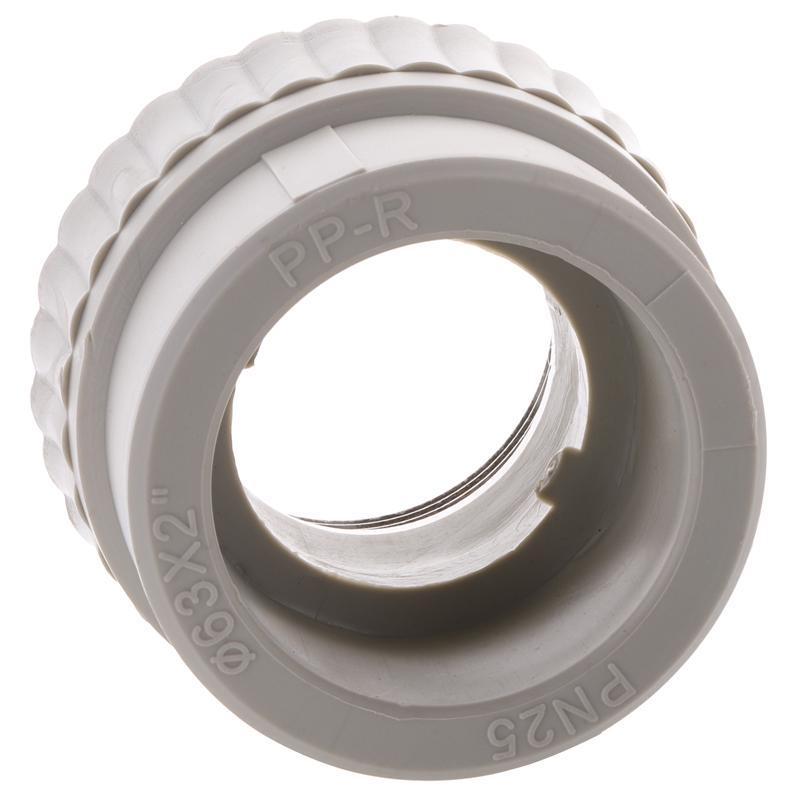 Муфта з'єднувальна Europroduct EP.0057 поліпропіленова внутрішня різьба-пайка 63x2" F ВР (OL-EP3982) - фото 2 Муфта з'єднувальна Europroduct EP.0057 поліпропіленова внутрішня різьба-пайка 63x2" F ВР (OL-EP3982) - фото 2