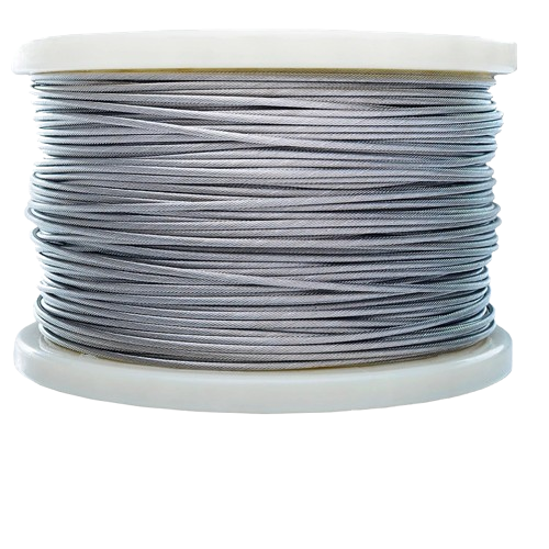 Трос нержавеющий Apro DIN 3055 6х7+1х7 4 мм до 1036 кг бухта 200 м (32163426) Трос нержавеющий Apro DIN 3055 6х7+1х7 4 мм до 1036 кг бухта 200 м (32163426)