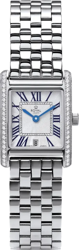 Наручний годинник жіночий Royal London 21532-04 з сталевим корпусом WR 50 м Білий (3145607180)