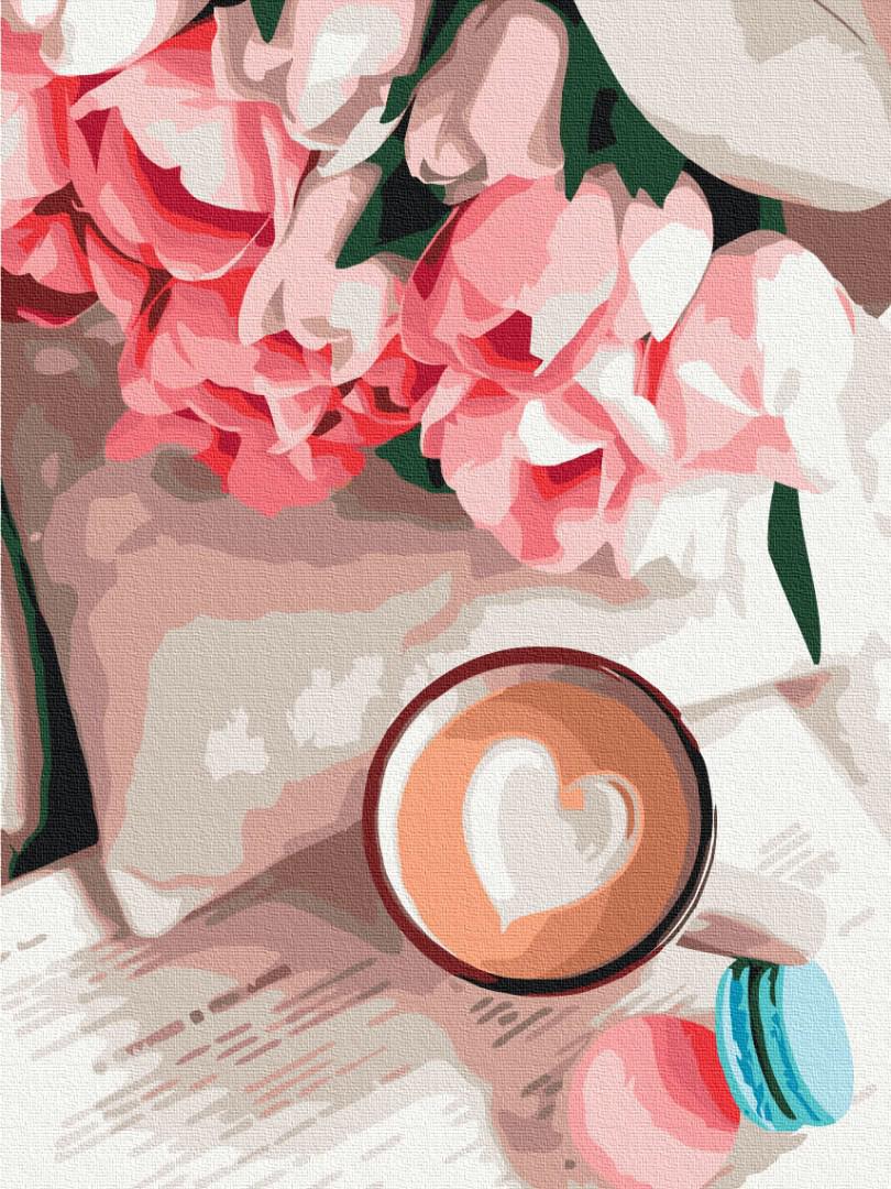 Картина по номерам Brushme Какао для любимой 30x40 см (RBS51325)