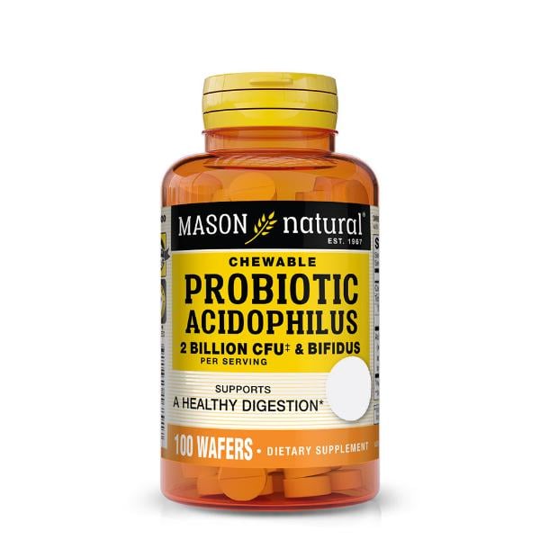 Пробиотик Mason Natural Probiotic Acidophilus 100 таблеток со вкусом клубники (000021149)